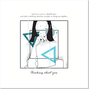 Thinking about You version 9 Posters and Art